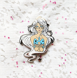 ***RETIRING last chance!*** Stardust LUNG CANCER CHARITY PIN | Anime Enamel Pin