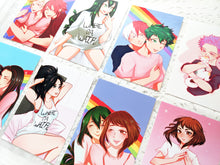 Load image into Gallery viewer, ***RETIRING last chance!*** BnHA Postcards | Kiribaku, TodoDeku, Shinso, Uraraka, MomoJirou, UraTsuyu, KamiJirou
