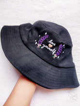 Load image into Gallery viewer, Love Yourself | Black Bucket Hat
