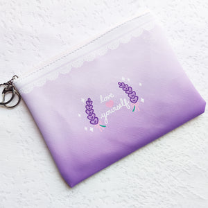 ***RETIRING last chance!*** Love Yourself Pouch | PU Leather | Makeup Bag or Pencil Case