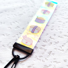 Load image into Gallery viewer, ***RETIRING last chance!*** Sushi Wrist Strap | Holo PVC | Lanyard

