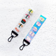 Load image into Gallery viewer, ***RETIRING last chance!*** Sushi Wrist Strap | Clear PVC | Lanyard
