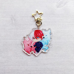 Quirks N Curses | Todoroki Shadow Dogs | Acrylic Charms