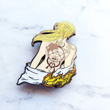 Load image into Gallery viewer, Riza | FMA Back Quotes | Hard Enamel Pin
