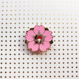 ***RETIRING last chance!*** Uchiha's Sakura Blossom | Version 2 | Hard Enamel Pin