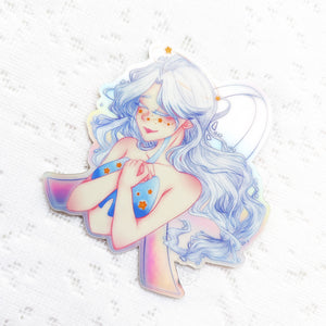 Stardust 2022 Charity Holographic Sticker | Lung Cancer Awareness